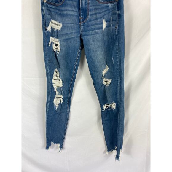 Express Jeans Ankle Legging Mid Rise Performance Stretch Jean Size 00 - Picture 2 of 4